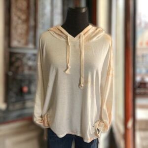 Found LA NWT Rose-Taupe Tie Dye Hoodie, oversized small